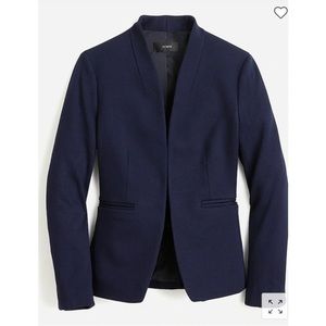 Women’s cropped going out blazer stretch twill